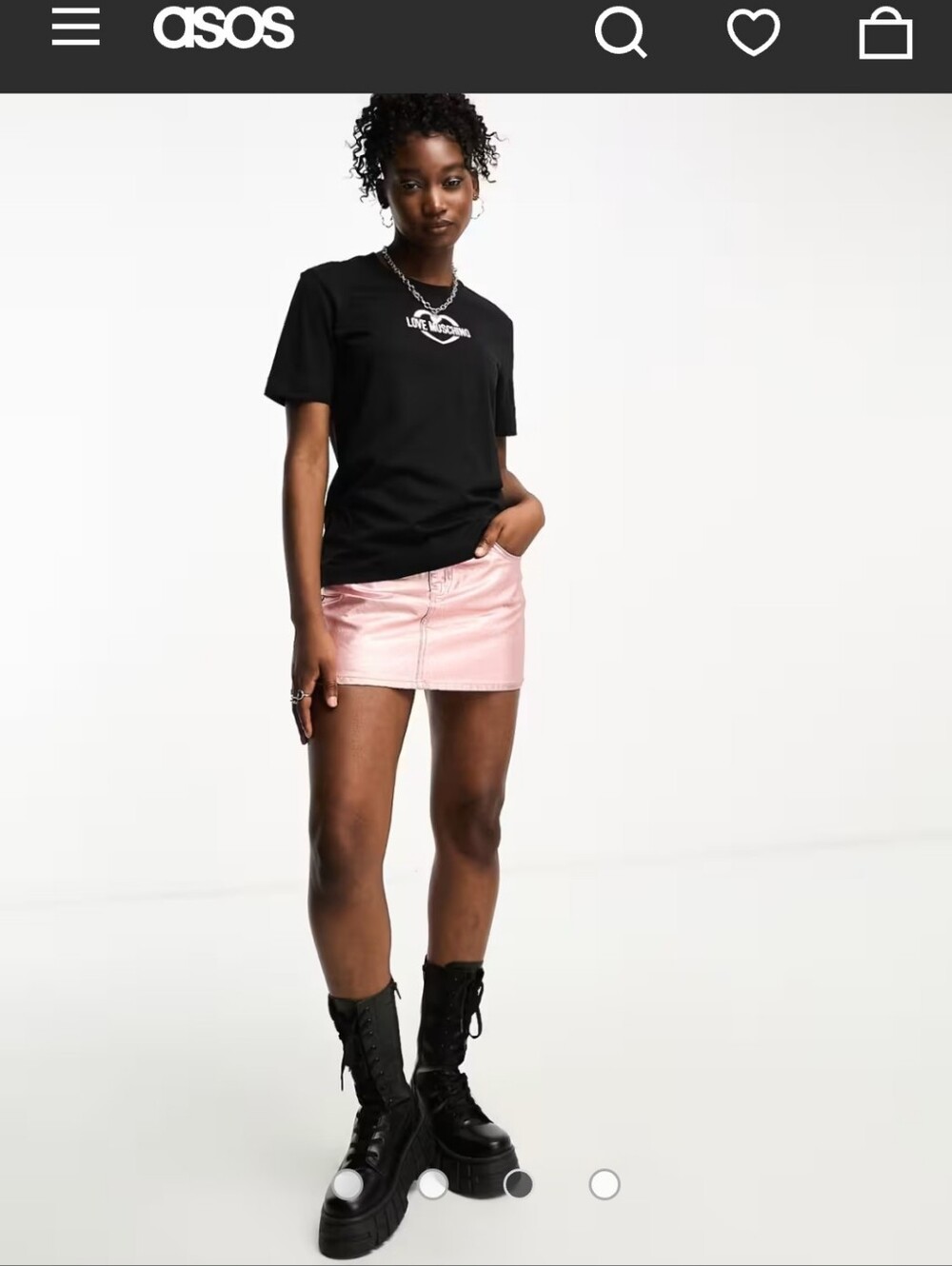 Love Moschino Black Tee NWT